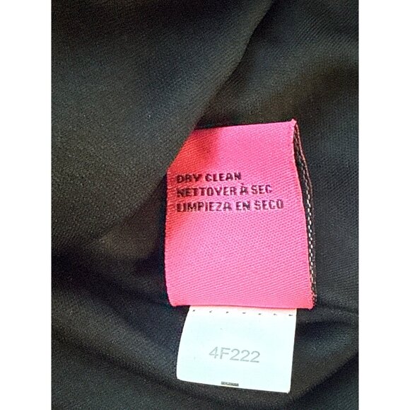 Betsey Johnson Dress Womens 14 Gray Teal Abstract Short Sleeve A-Line Midi - Picture 8 of 8